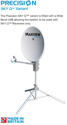 Maxview 55cm Precision Portable Satellite System SKY Q ONLY Variant